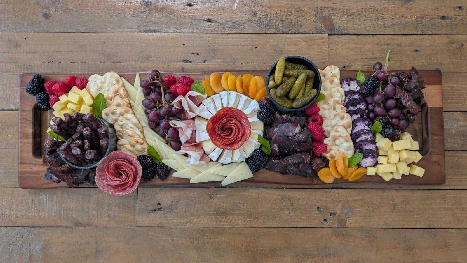 Biltong charcuterie board