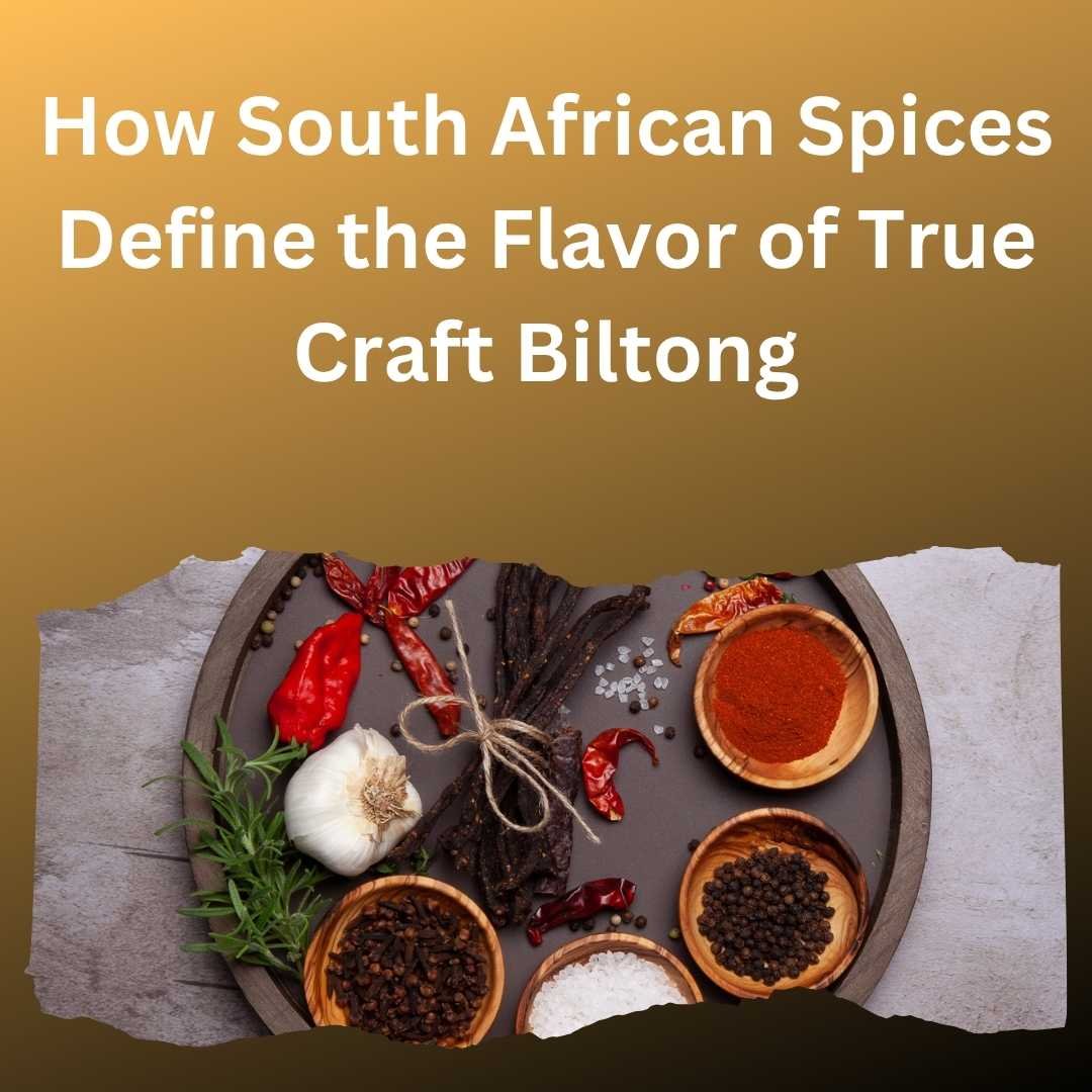 Spices defining authentic craft biltong