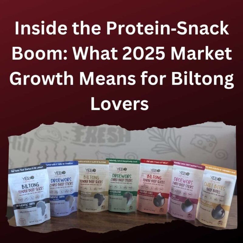 Biltong products for protein-snack lovers