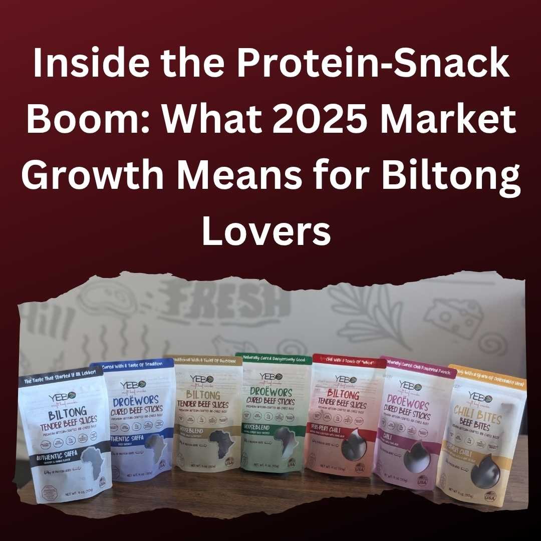 Biltong products for protein-snack lovers