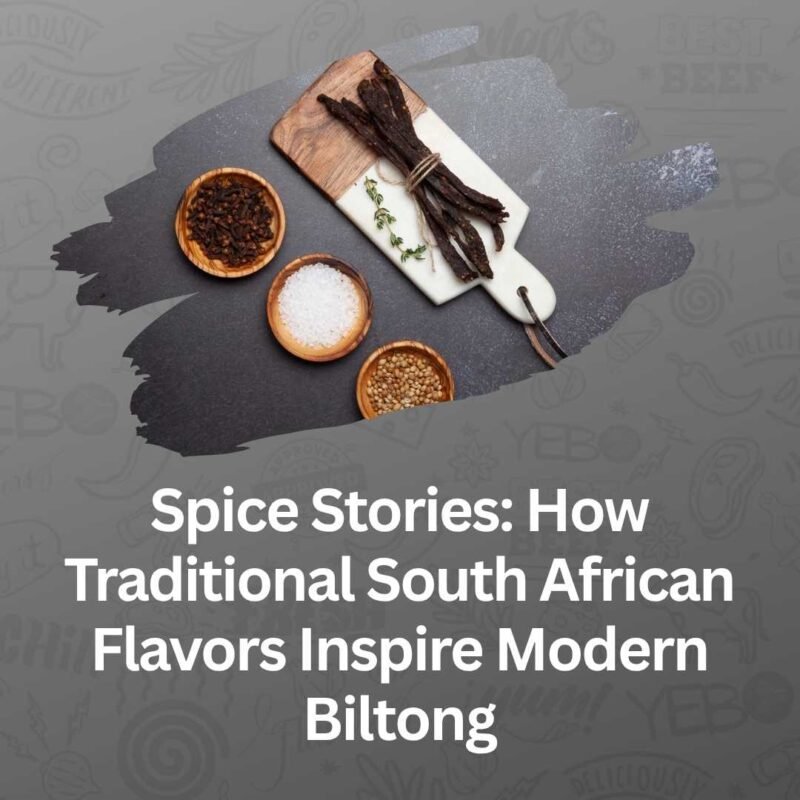 Modern Biltong with spices and herbs