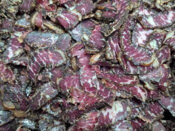 Sliced biltong. How to rest your protein habvits with Biltong.