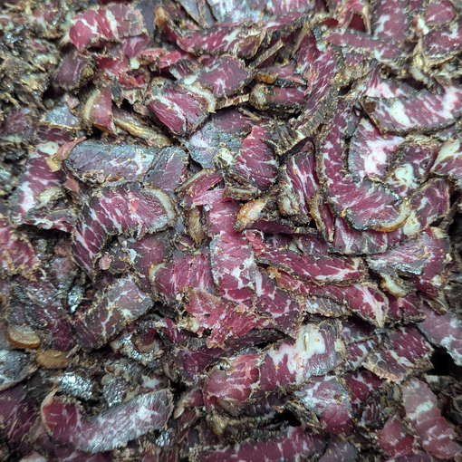 Sliced biltong. How to rest your protein habvits with Biltong.