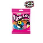 Colorful Lickrish Allsorts candy bag with assorted licorice sweets, 150g package.