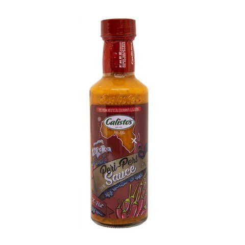 Calistos Peri-Peri Sauce Medium 250ml Calistos Peri-Peri Sauce Medium 250ml peri-peri chili sauce bottle packaging