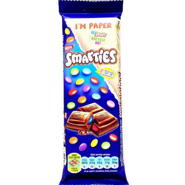 Nestle Chocolate Bar with Smarties - 80g Nestle Chocolate Bar with Smarties - 80g - Image 1