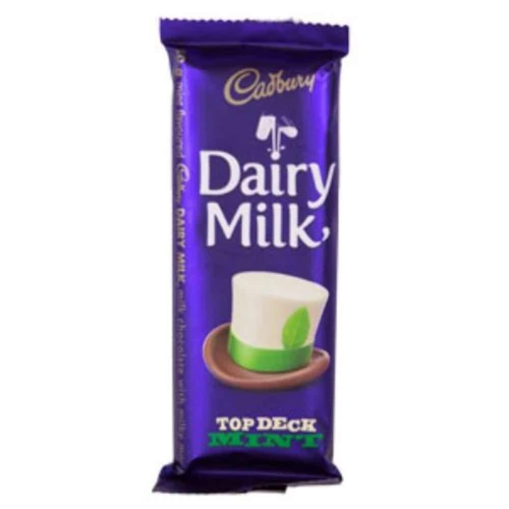 Cadbury Dairy Milk Top Deck Mint Slab 80g Cadbury Dairy Milk Top Deck Mint Slab 80g - Image 1