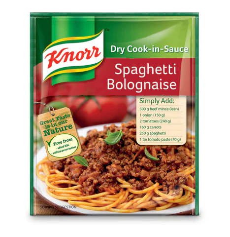 Knorr - spaghetti bolognaise sauce - 48g Knorr - spaghetti bolognaise sauce - 48g - image 1