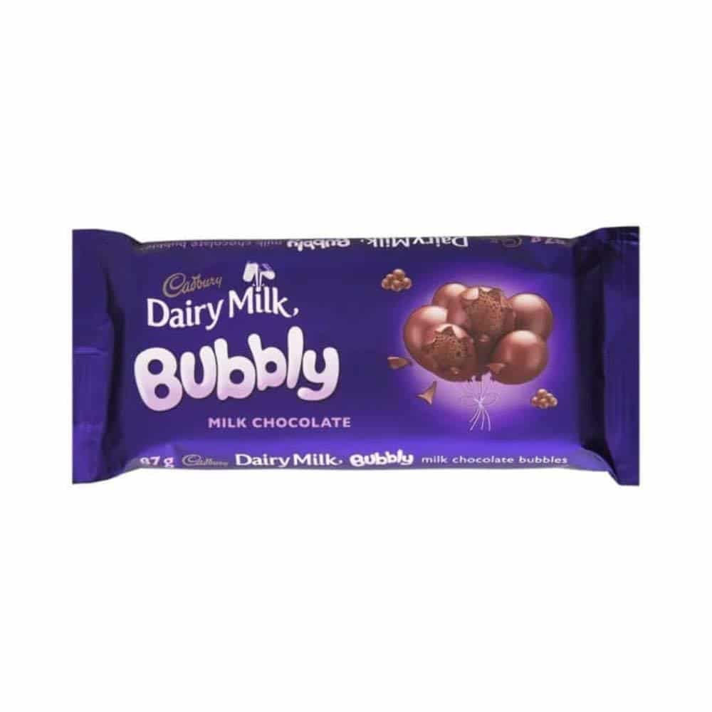 Cadbury Bubbly Chocolate Slab 87g
